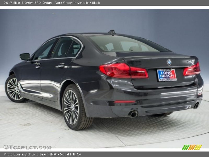 Dark Graphite Metallic / Black 2017 BMW 5 Series 530i Sedan