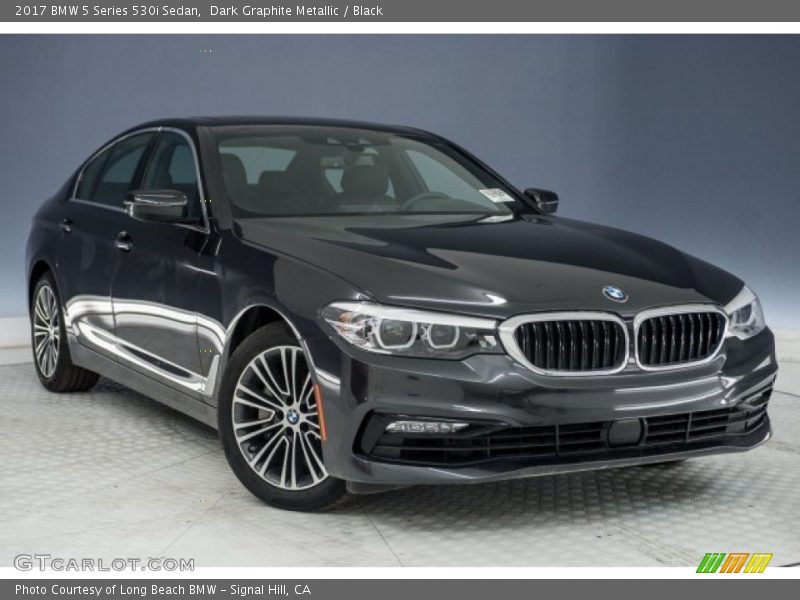 Dark Graphite Metallic / Black 2017 BMW 5 Series 530i Sedan