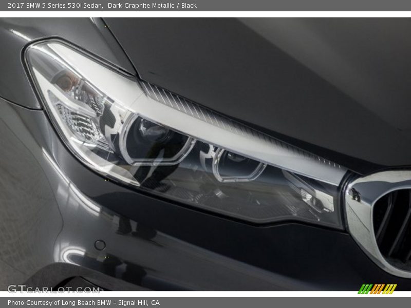 Dark Graphite Metallic / Black 2017 BMW 5 Series 530i Sedan