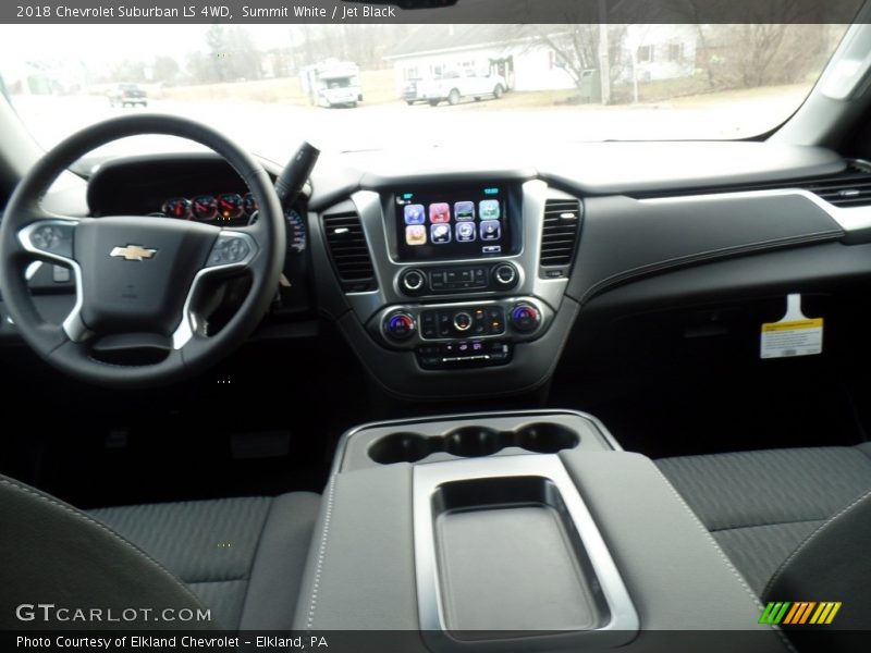 Summit White / Jet Black 2018 Chevrolet Suburban LS 4WD
