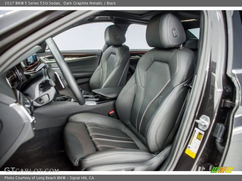 Dark Graphite Metallic / Black 2017 BMW 5 Series 530i Sedan