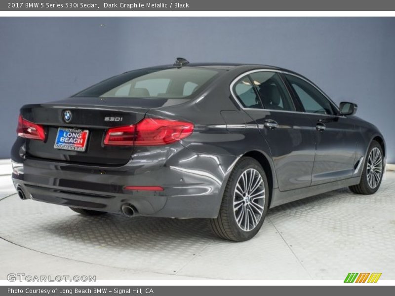 Dark Graphite Metallic / Black 2017 BMW 5 Series 530i Sedan