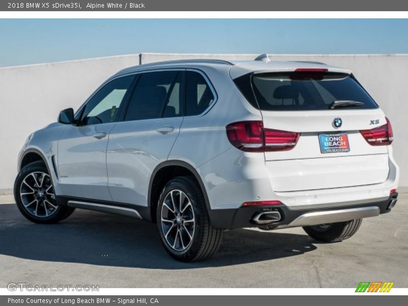 Alpine White / Black 2018 BMW X5 sDrive35i