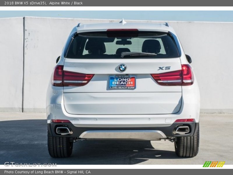 Alpine White / Black 2018 BMW X5 sDrive35i