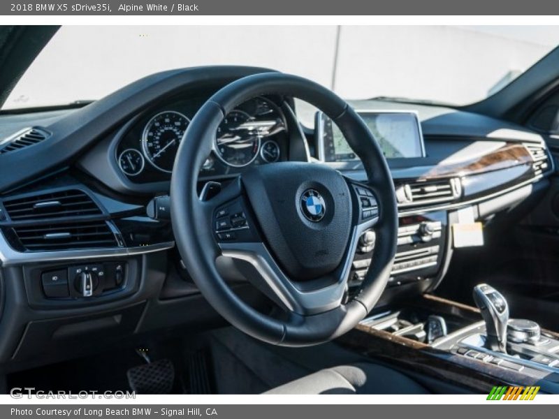 Alpine White / Black 2018 BMW X5 sDrive35i