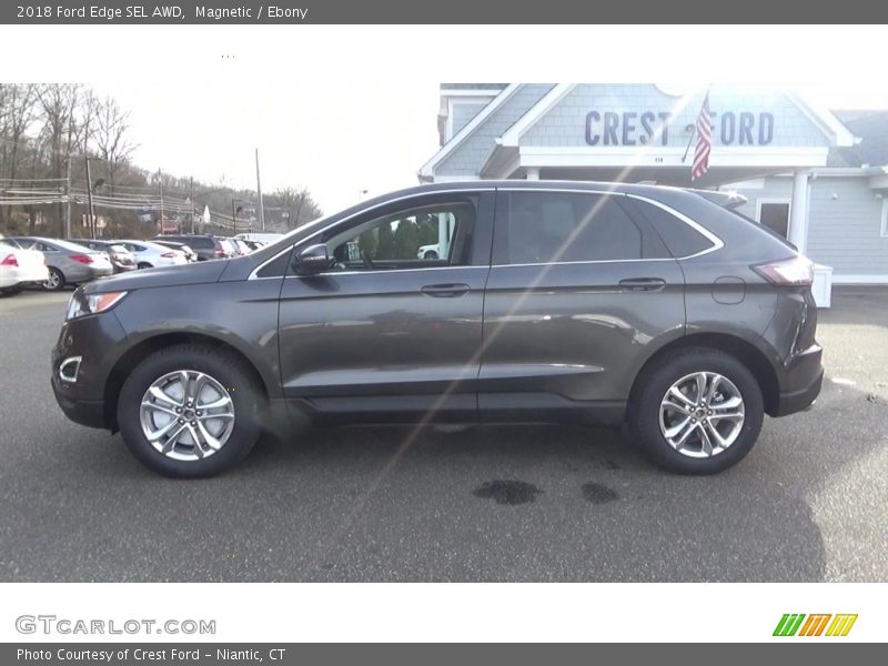 Magnetic / Ebony 2018 Ford Edge SEL AWD