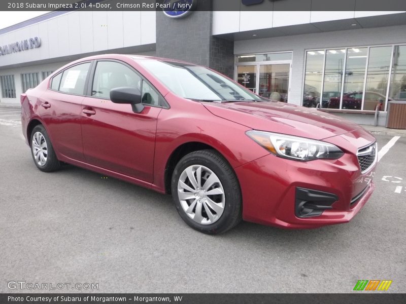 Crimson Red Pearl / Ivory 2018 Subaru Impreza 2.0i 4-Door