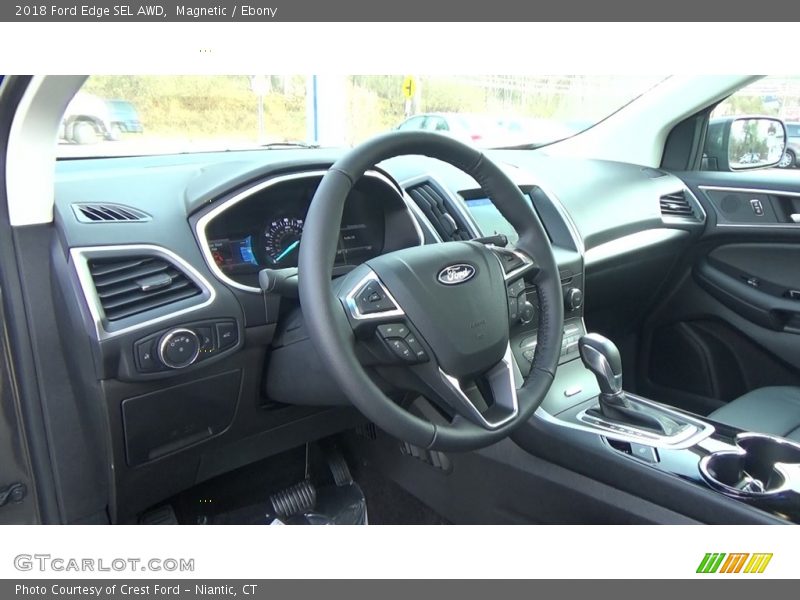 Magnetic / Ebony 2018 Ford Edge SEL AWD