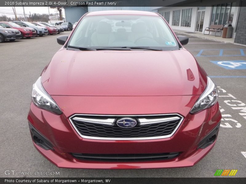 Crimson Red Pearl / Ivory 2018 Subaru Impreza 2.0i 4-Door