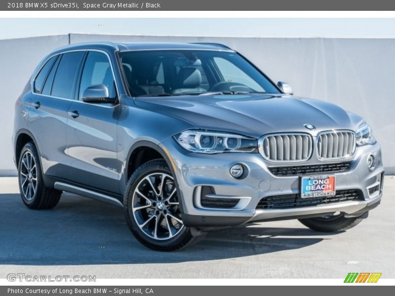 Space Gray Metallic / Black 2018 BMW X5 sDrive35i