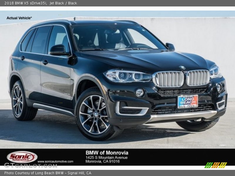 Jet Black / Black 2018 BMW X5 sDrive35i
