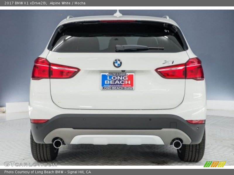 Alpine White / Mocha 2017 BMW X1 xDrive28i