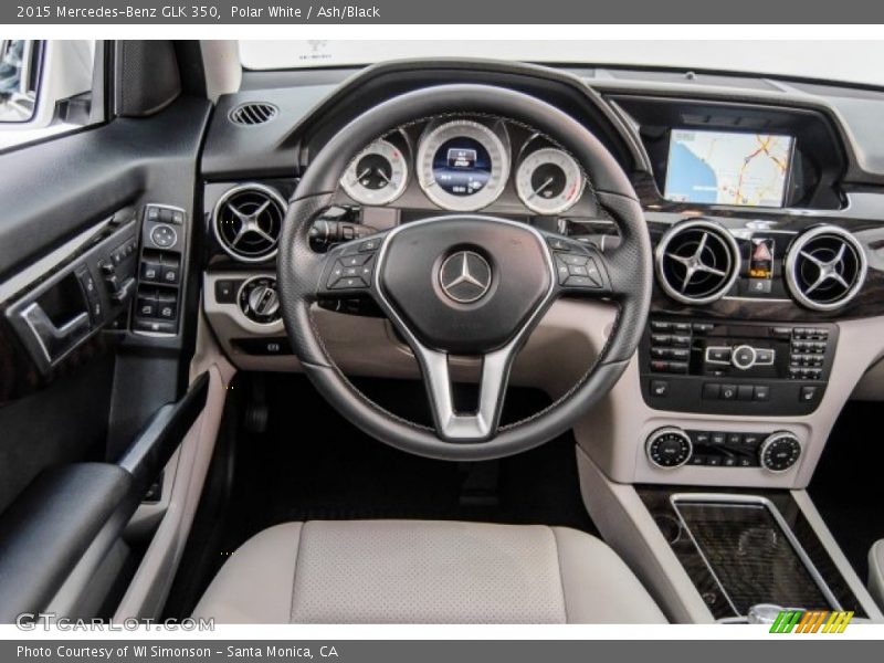 Polar White / Ash/Black 2015 Mercedes-Benz GLK 350