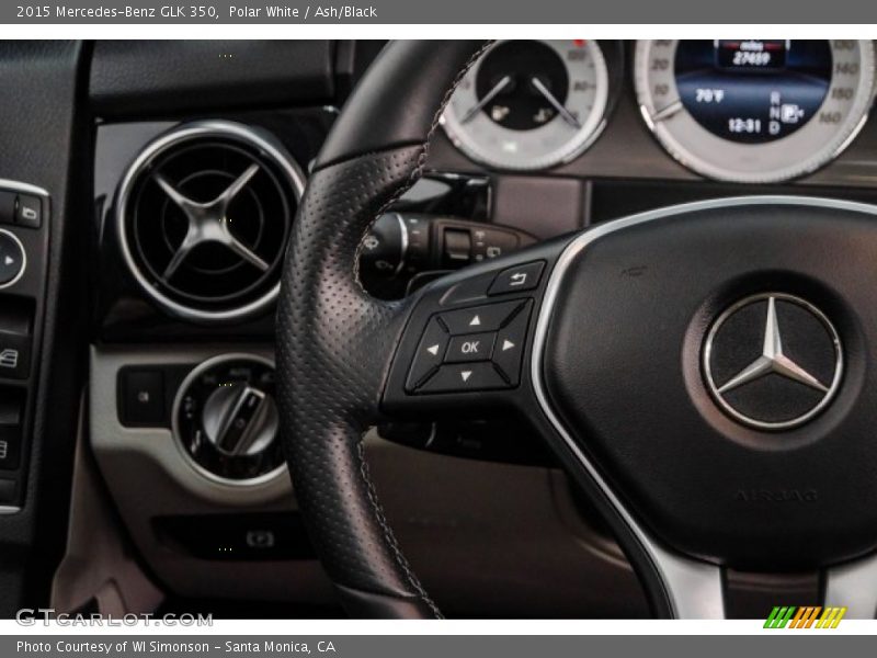 Polar White / Ash/Black 2015 Mercedes-Benz GLK 350