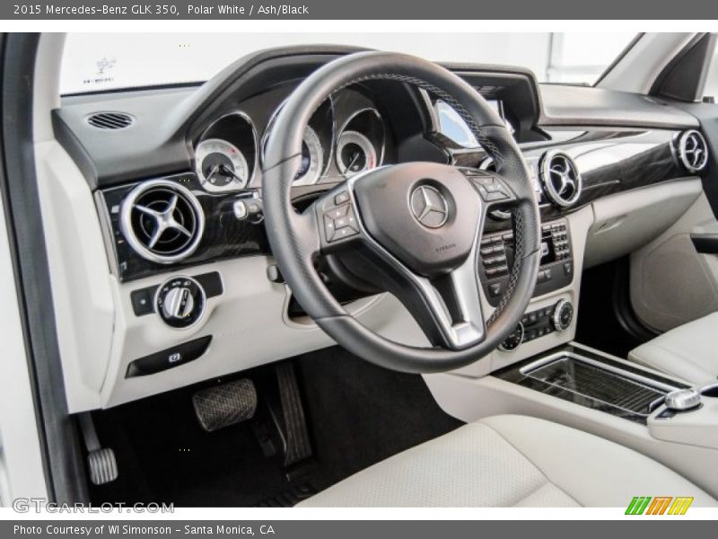 Polar White / Ash/Black 2015 Mercedes-Benz GLK 350