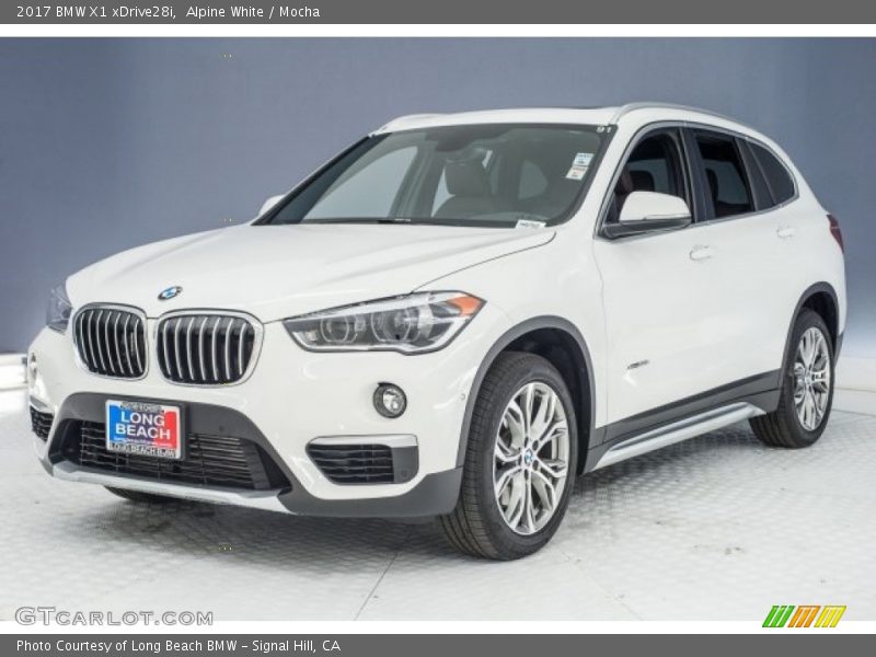 Alpine White / Mocha 2017 BMW X1 xDrive28i