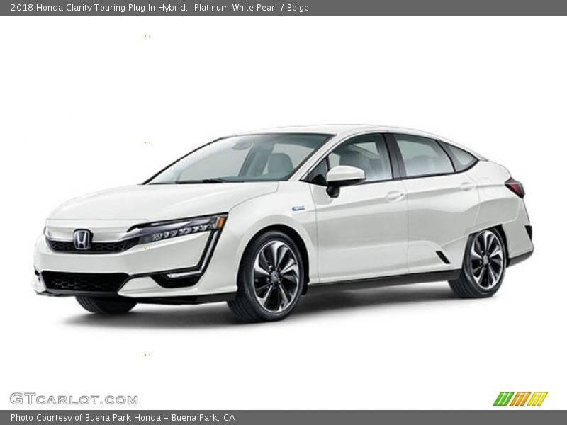 Platinum White Pearl / Beige 2018 Honda Clarity Touring Plug In Hybrid