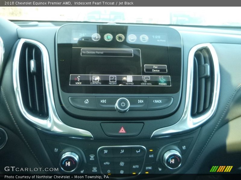 Iridescent Pearl Tricoat / Jet Black 2018 Chevrolet Equinox Premier AWD