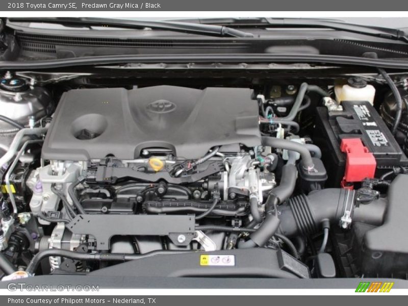 Predawn Gray Mica / Black 2018 Toyota Camry SE