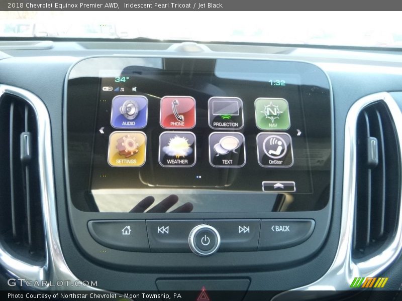 Iridescent Pearl Tricoat / Jet Black 2018 Chevrolet Equinox Premier AWD