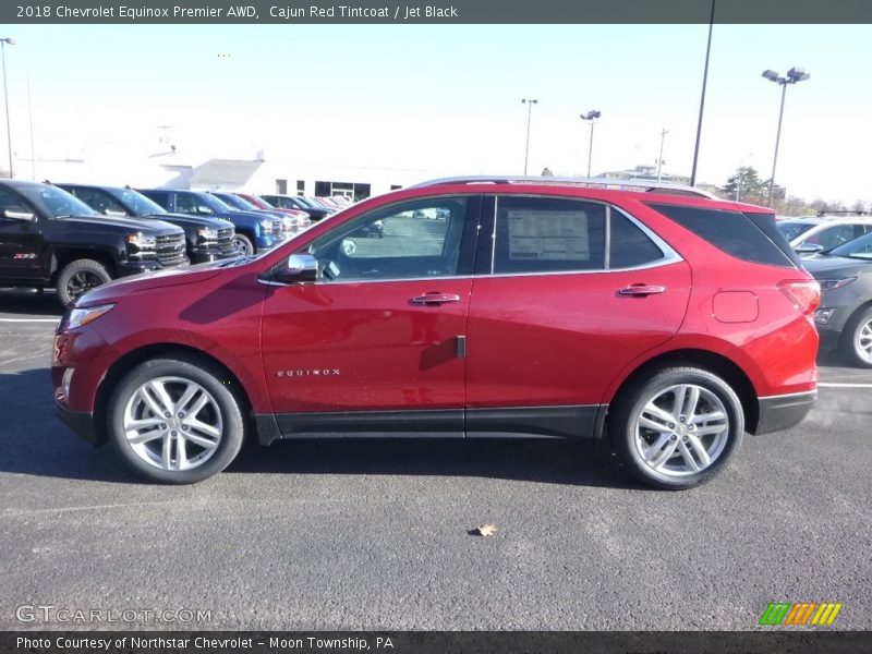 Cajun Red Tintcoat / Jet Black 2018 Chevrolet Equinox Premier AWD