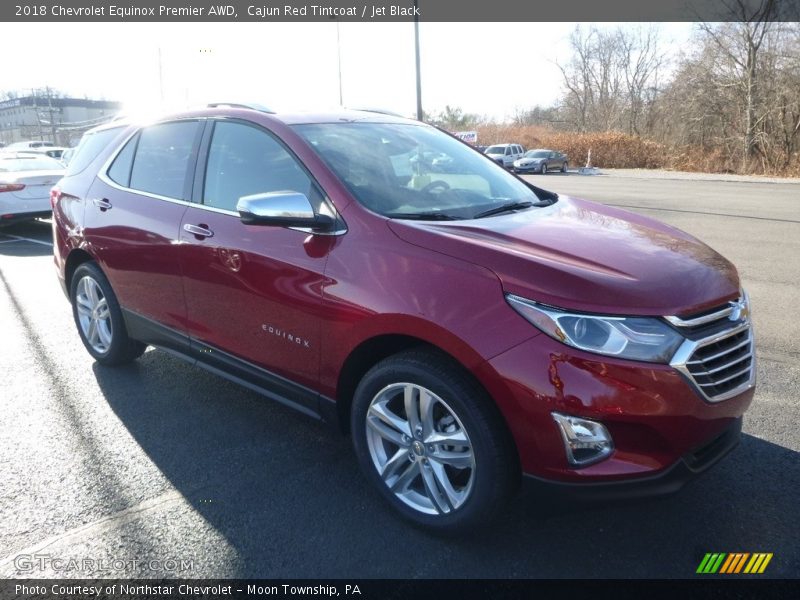 Cajun Red Tintcoat / Jet Black 2018 Chevrolet Equinox Premier AWD