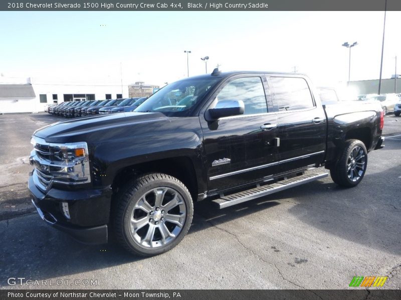 Black / High Country Saddle 2018 Chevrolet Silverado 1500 High Country Crew Cab 4x4