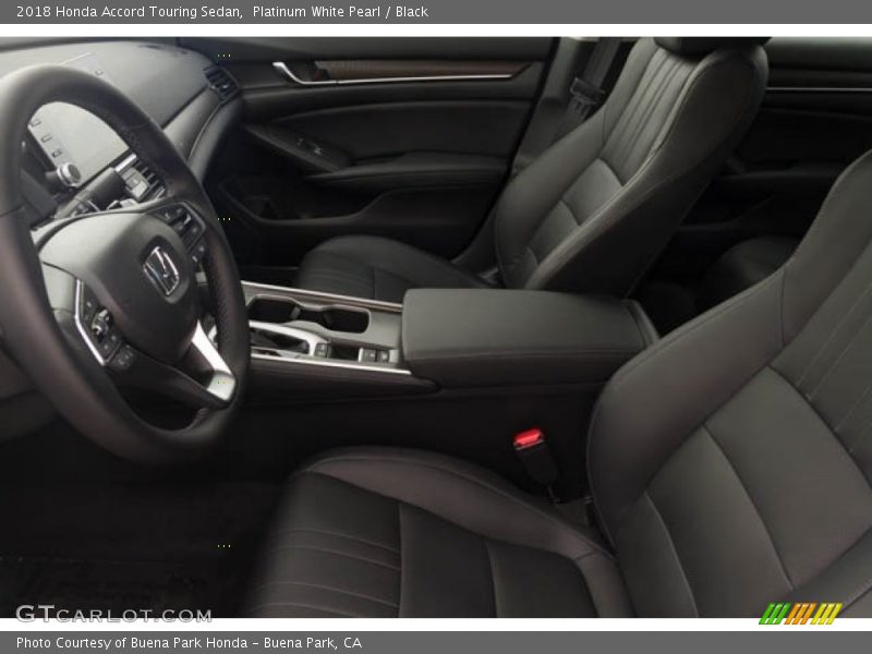 Front Seat of 2018 Accord Touring Sedan