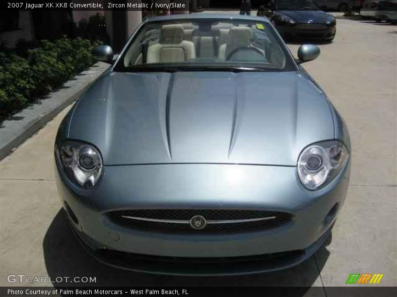 Zircon Metallic / Ivory/Slate 2007 Jaguar XK XK8 Convertible