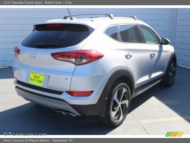 Molten Silver / Gray 2017 Hyundai Tucson Sport