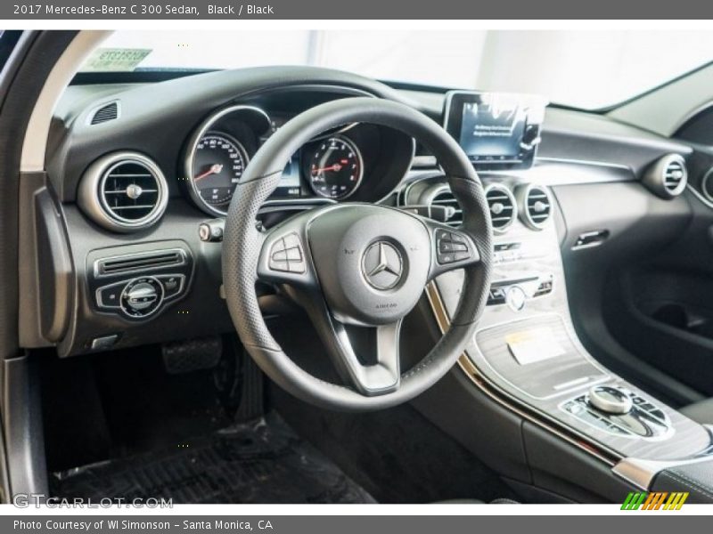 Black / Black 2017 Mercedes-Benz C 300 Sedan