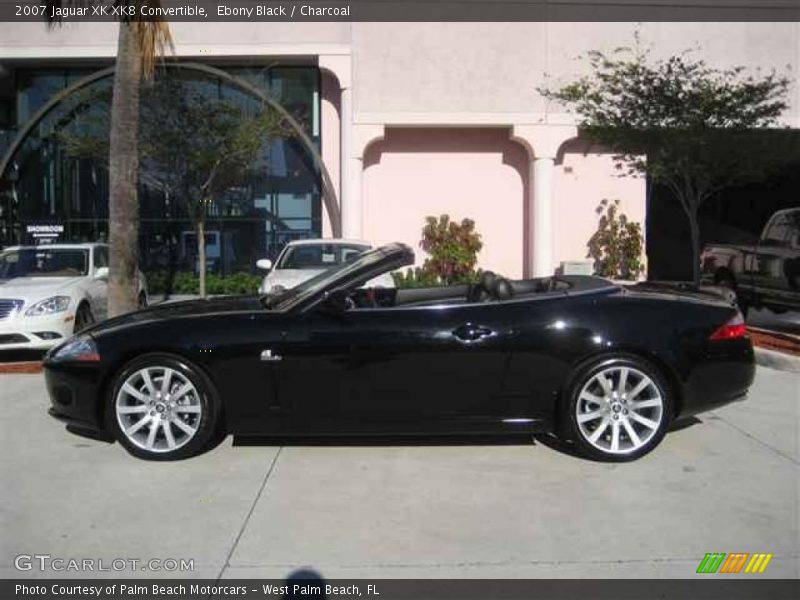 Ebony Black / Charcoal 2007 Jaguar XK XK8 Convertible