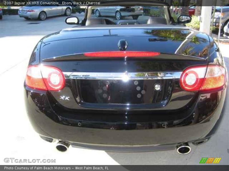 Ebony Black / Charcoal 2007 Jaguar XK XK8 Convertible