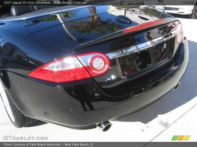 Ebony Black / Charcoal 2007 Jaguar XK XK8 Convertible