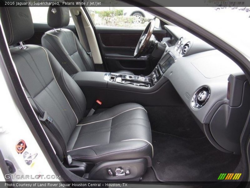 Polaris White / Jet/Jet 2016 Jaguar XJ Supercharged