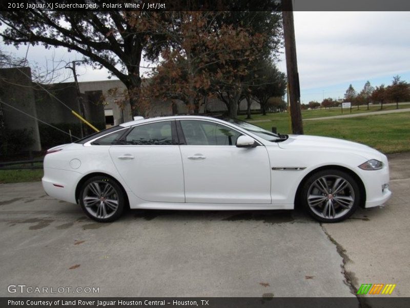Polaris White / Jet/Jet 2016 Jaguar XJ Supercharged