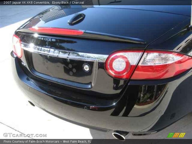 Ebony Black / Charcoal 2007 Jaguar XK XK8 Convertible