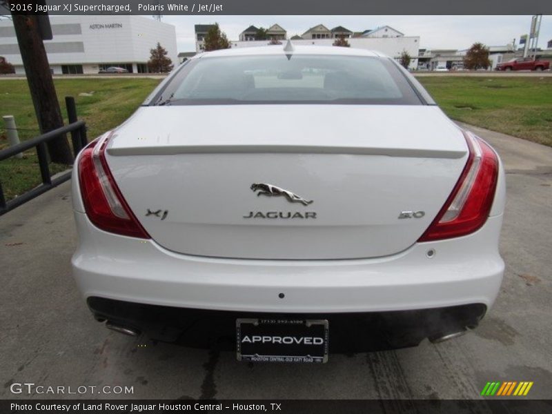 Polaris White / Jet/Jet 2016 Jaguar XJ Supercharged