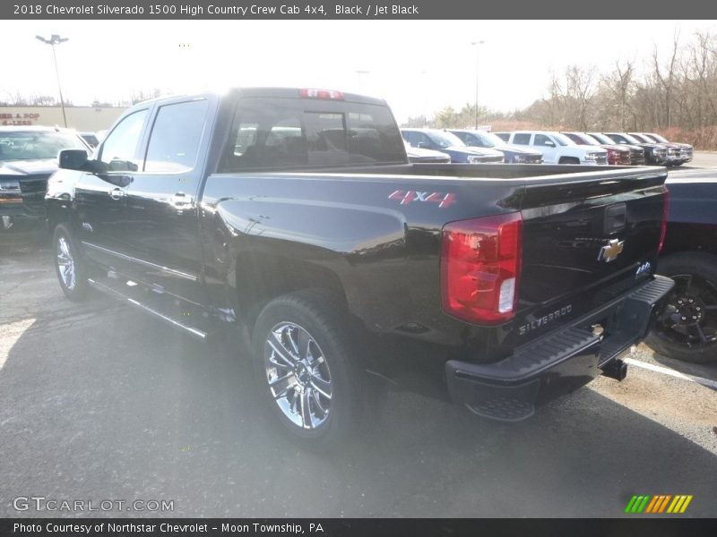 Black / Jet Black 2018 Chevrolet Silverado 1500 High Country Crew Cab 4x4