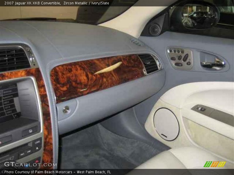 Zircon Metallic / Ivory/Slate 2007 Jaguar XK XK8 Convertible
