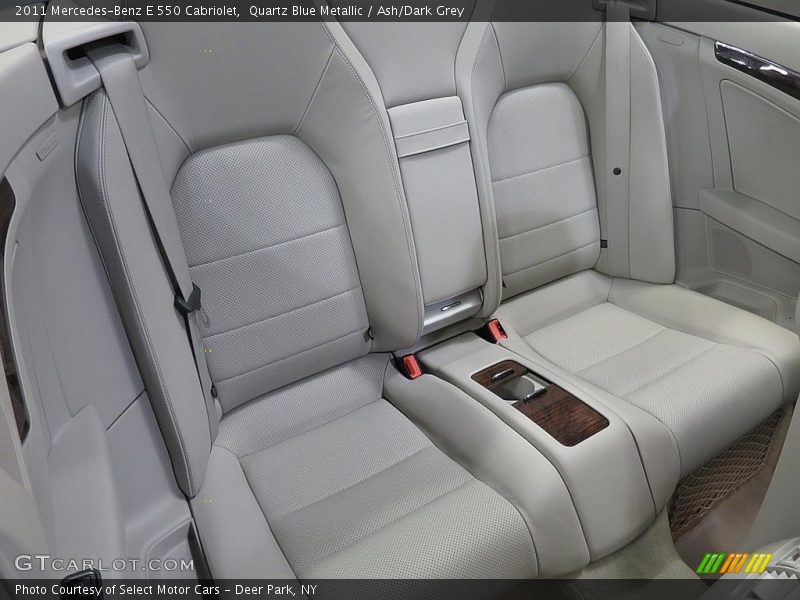 Quartz Blue Metallic / Ash/Dark Grey 2011 Mercedes-Benz E 550 Cabriolet
