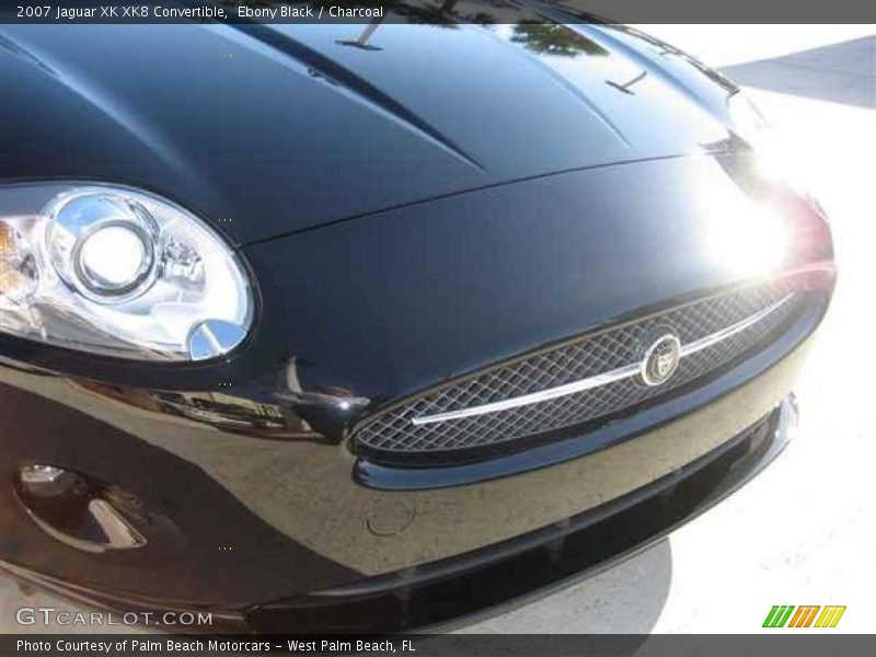 Ebony Black / Charcoal 2007 Jaguar XK XK8 Convertible