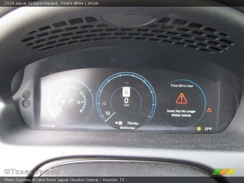 Polaris White / Jet/Jet 2016 Jaguar XJ Supercharged