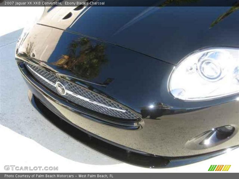 Ebony Black / Charcoal 2007 Jaguar XK XK8 Convertible