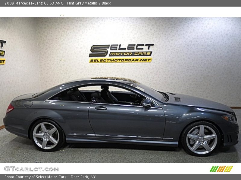 Flint Grey Metallic / Black 2009 Mercedes-Benz CL 63 AMG