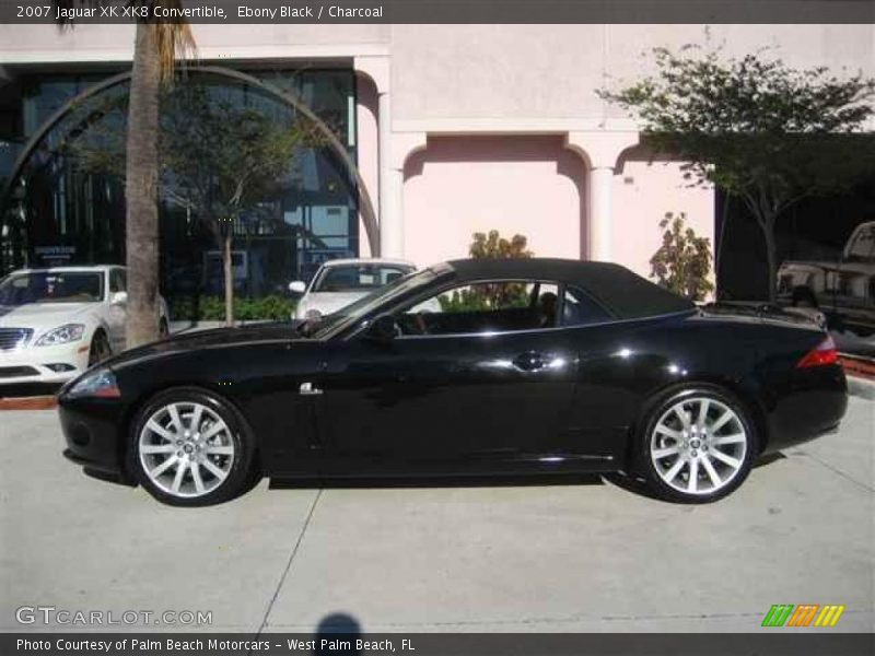 Ebony Black / Charcoal 2007 Jaguar XK XK8 Convertible