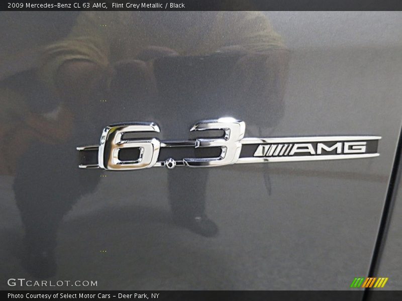 Flint Grey Metallic / Black 2009 Mercedes-Benz CL 63 AMG