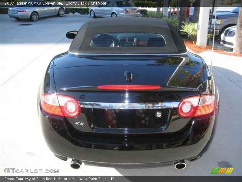 Ebony Black / Charcoal 2007 Jaguar XK XK8 Convertible