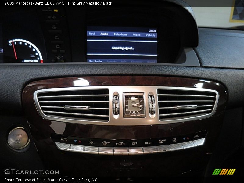 Flint Grey Metallic / Black 2009 Mercedes-Benz CL 63 AMG