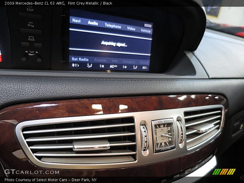 Flint Grey Metallic / Black 2009 Mercedes-Benz CL 63 AMG